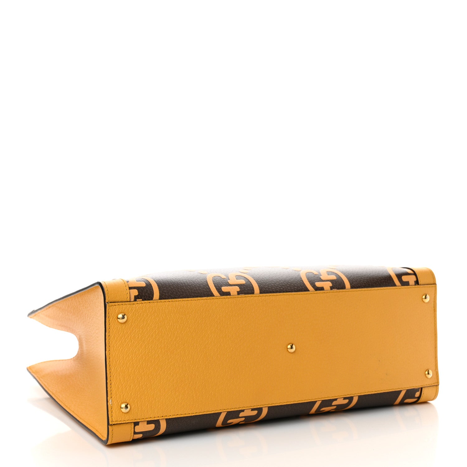 Gucci X ADIDAS Textured Dollar Calfskin Jumbo GG Textured Web Trefoil Logo Medium Diana Tote Bag Crop Black 4 of 12