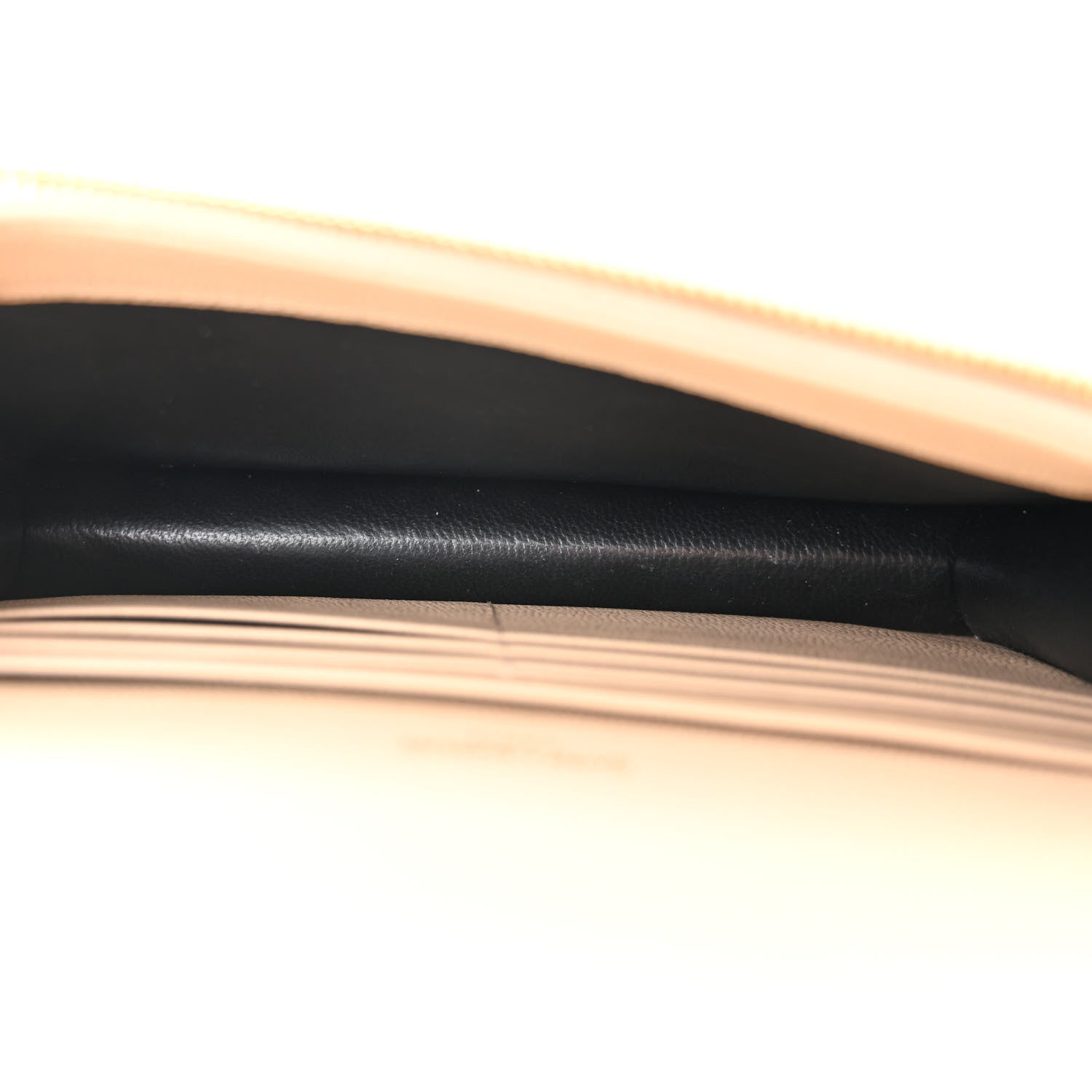 Saint Laurent Grain De Poudre Matelasse Chevron Monogram Envelope Chain Wallet Nude Powder 5 of 11