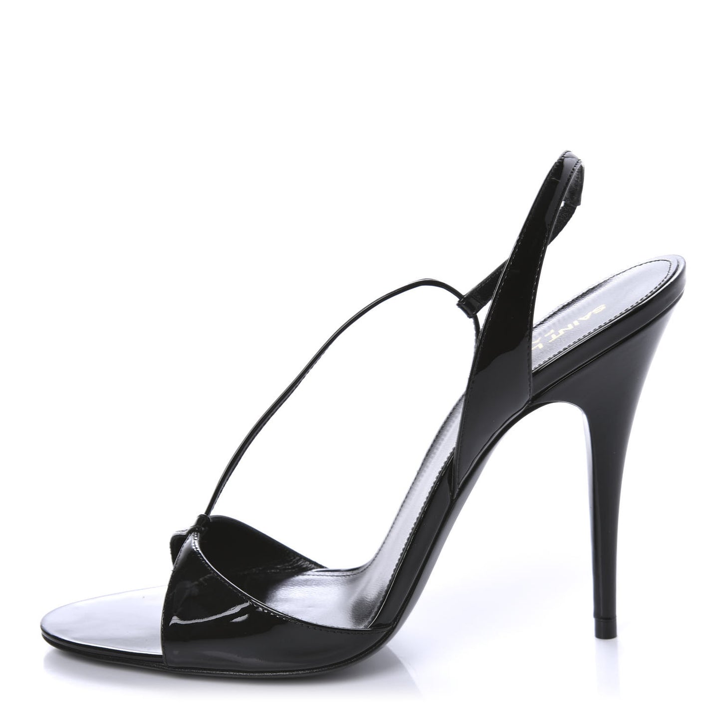 Vernice Chiffon Anouk 110 Sandals 38.5 Black