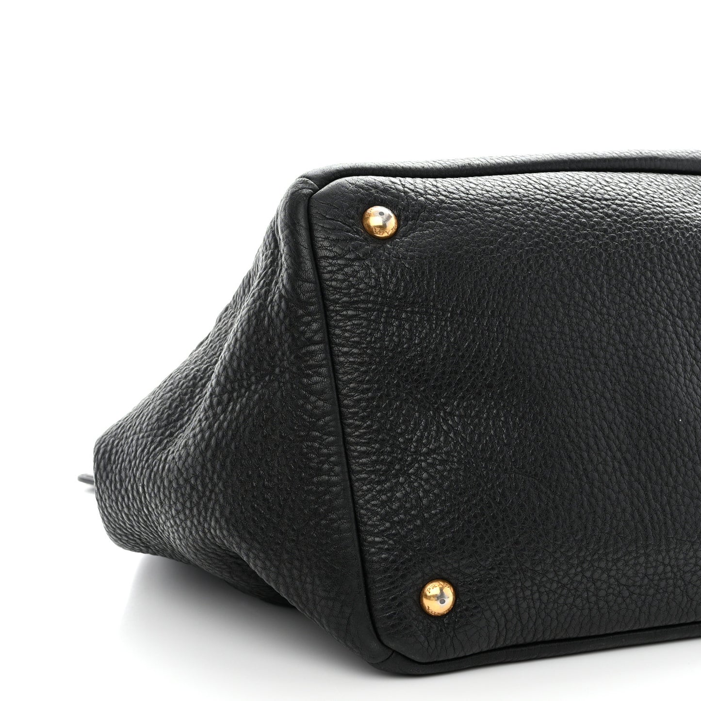 Vitello Daino Tote Black