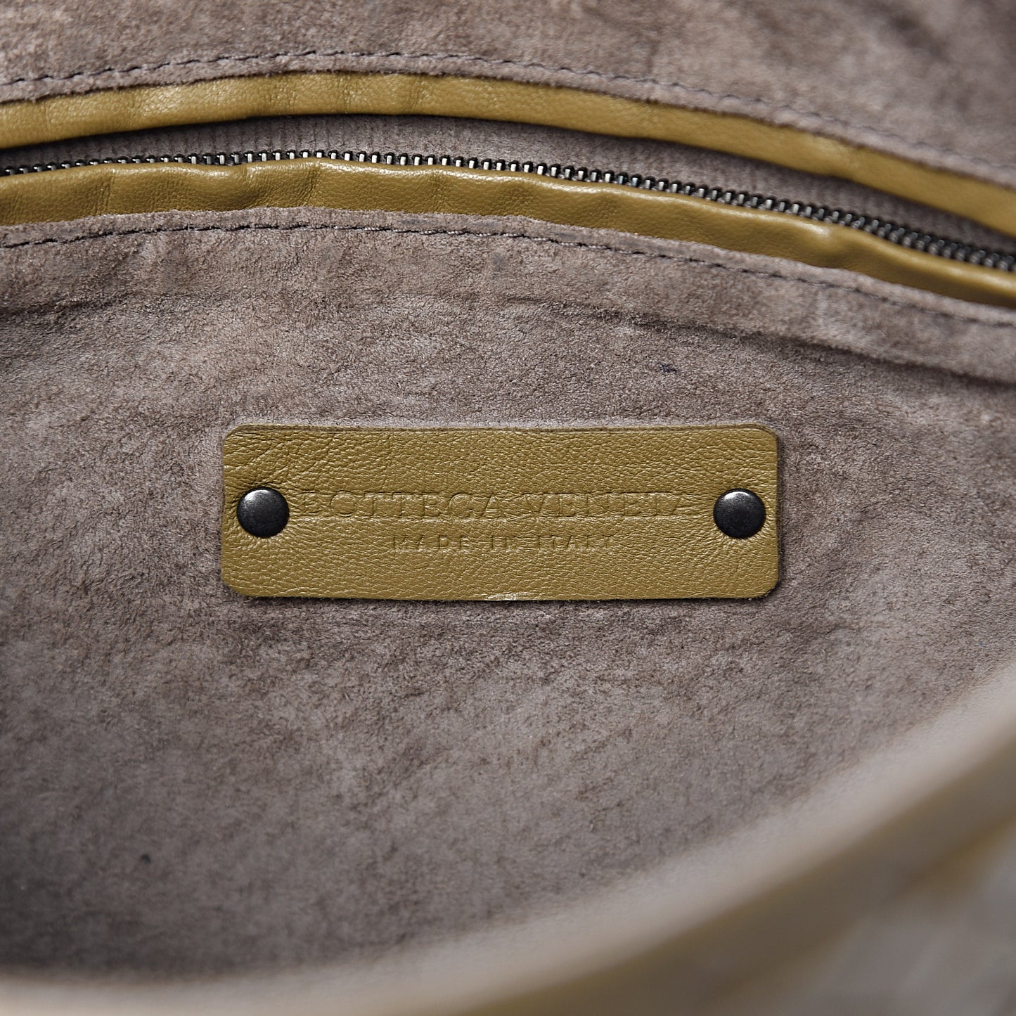 Nappa Intrecciato Nodini Crossbody Messenger Bronze