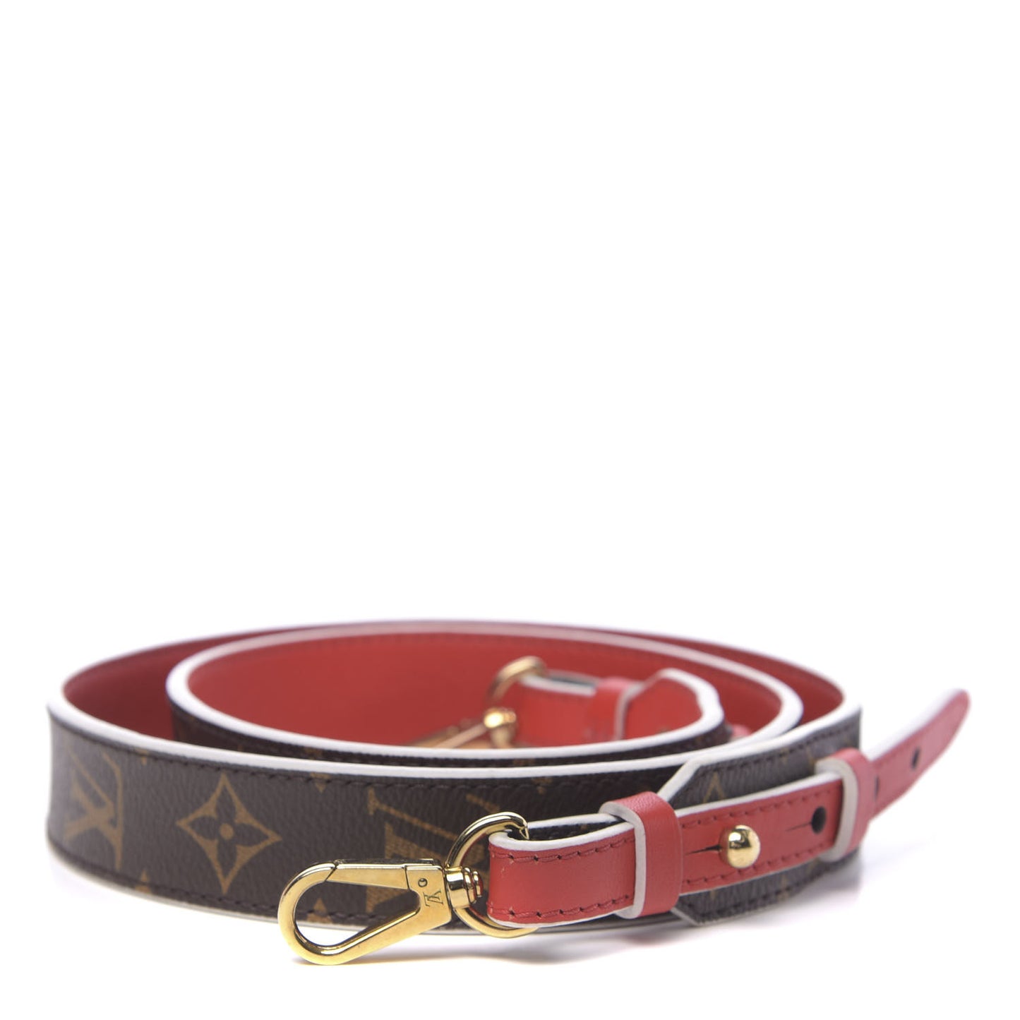 Monogram Bandouliere Shoulder Strap XL Coquelicot