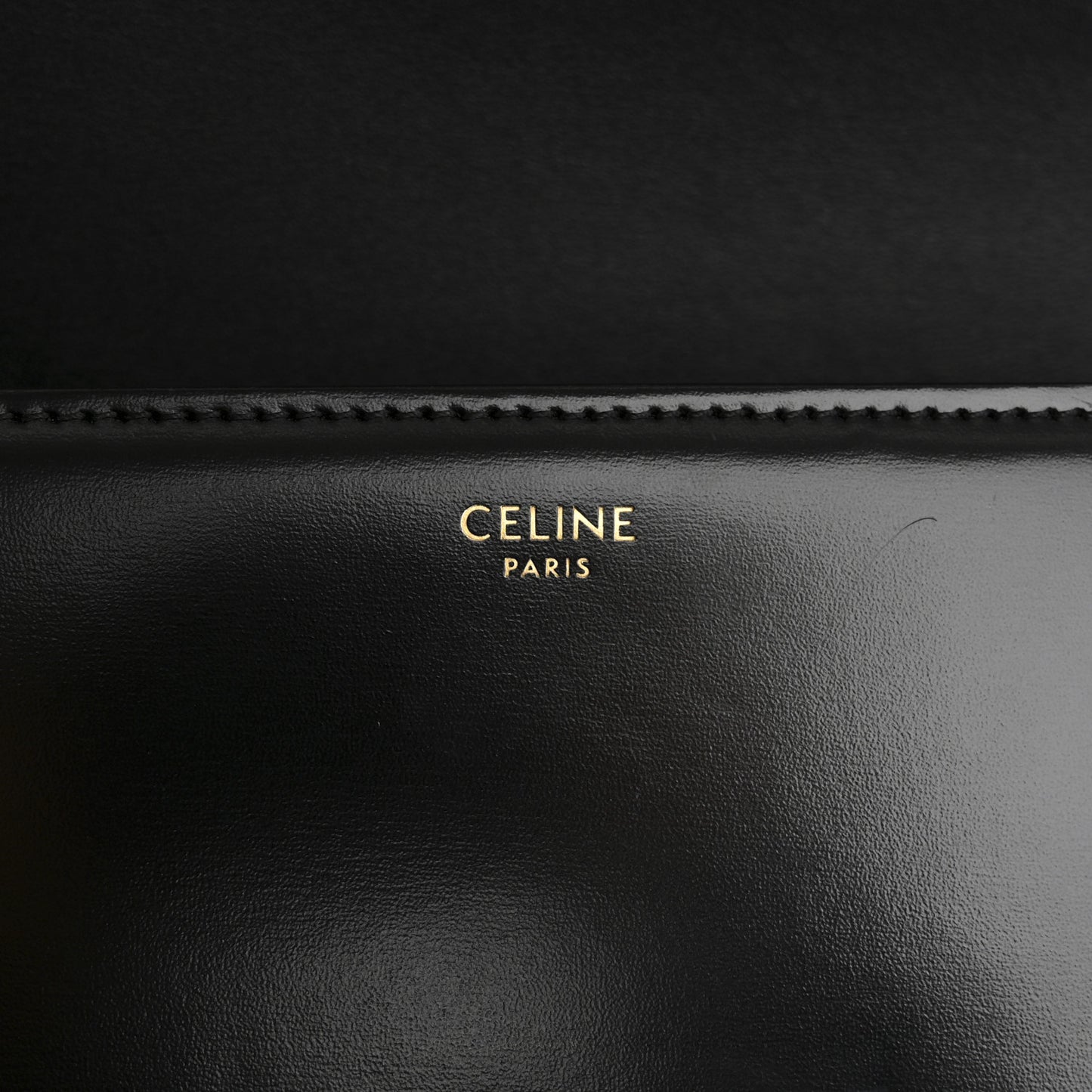 Shiny Calfskin Teen Triomphe Black