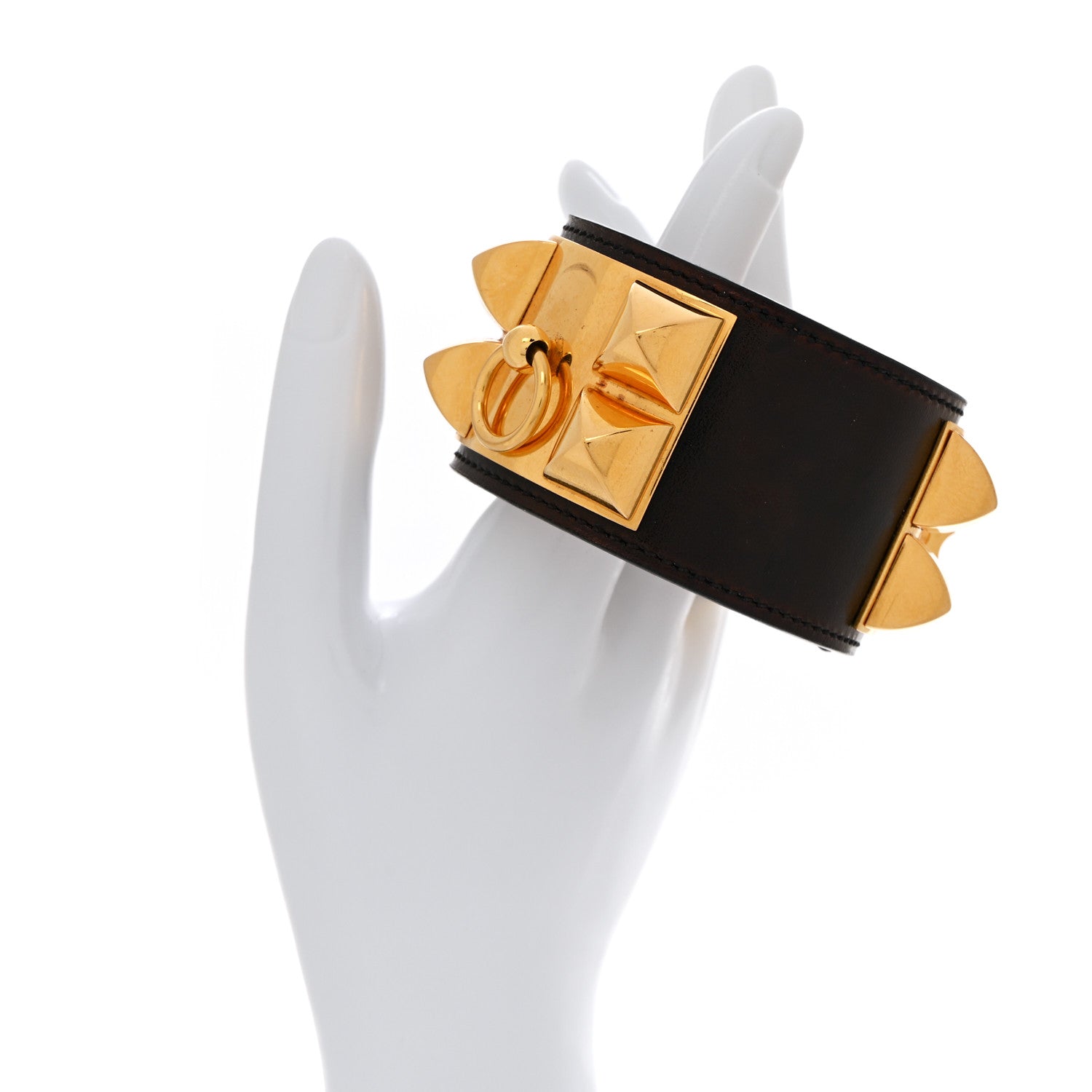 Hermes Box Collier De Chien CDC Bracelet L Black 2 of 7