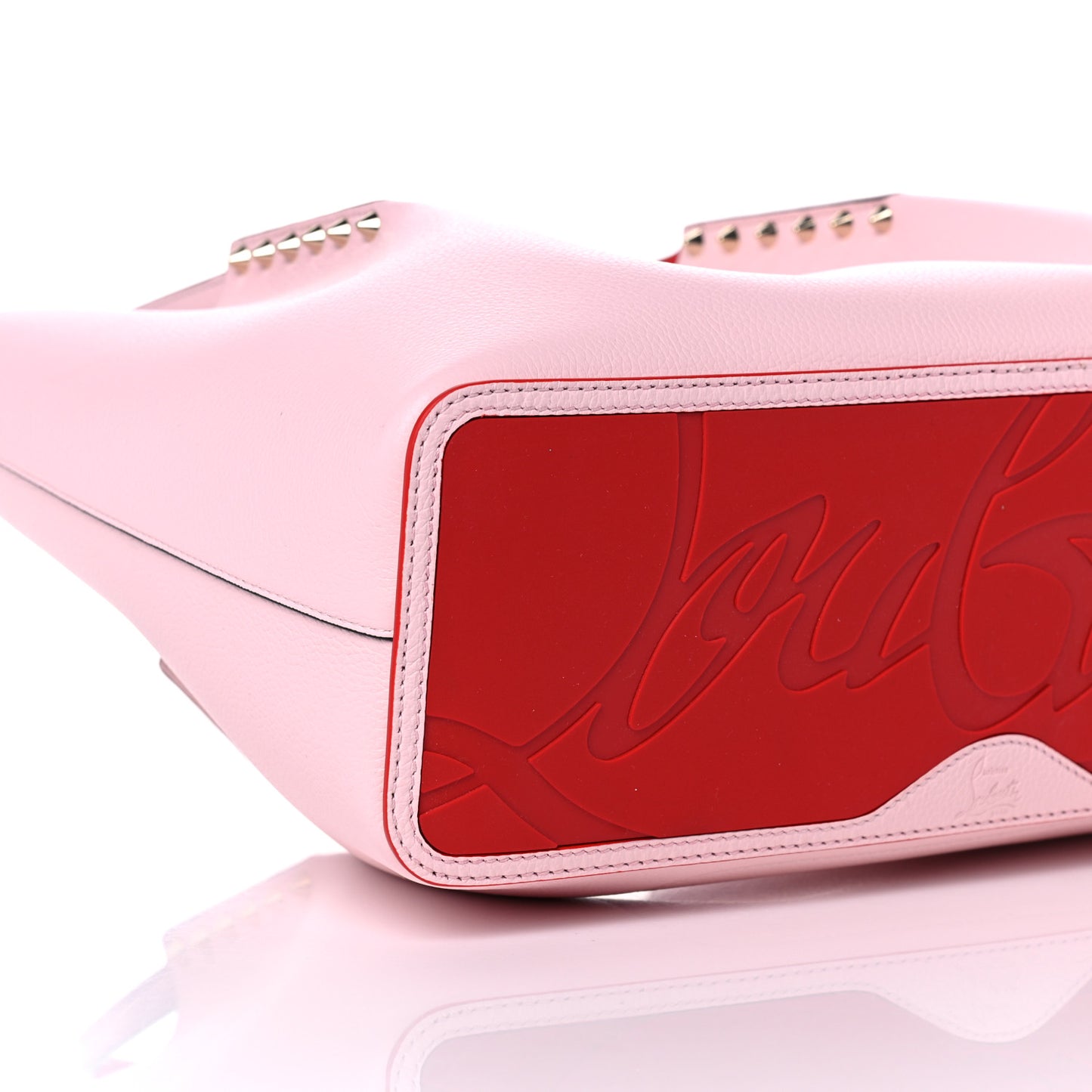 Calfskin Spiked Small Cabarock Shopper Tote Poupee