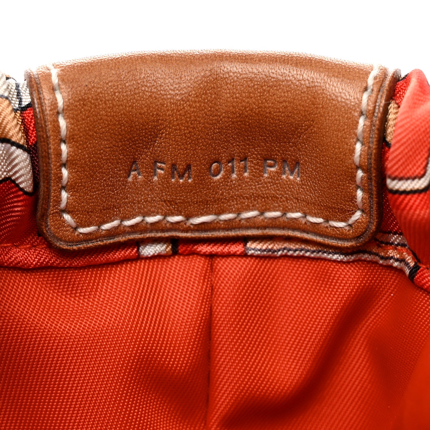 Hermes Silk Barenia Carre En Boucles Fourbi 25 MM Bag Insert 7 of 8