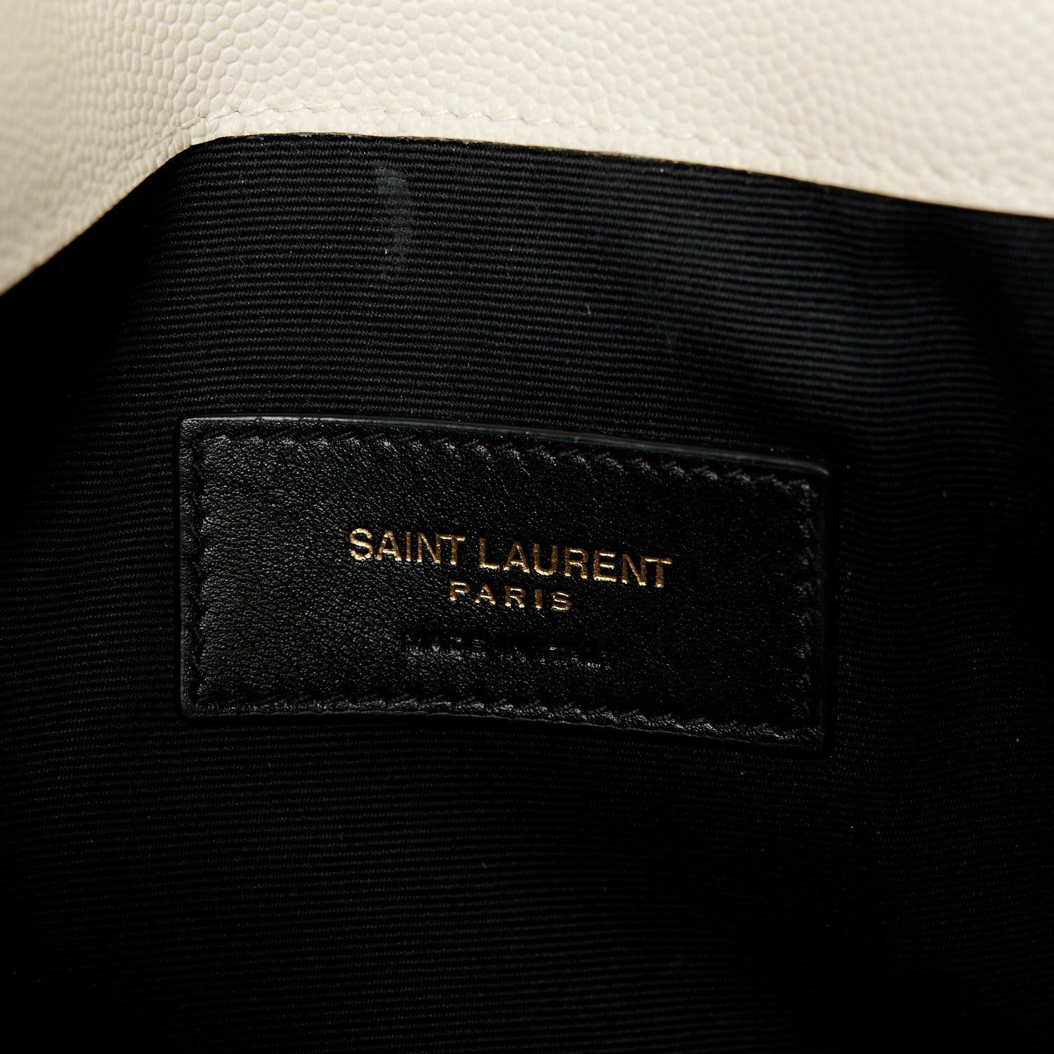 Saint Laurent Grain De Poudre Uptown Pouch Crema Soft 6 of 8