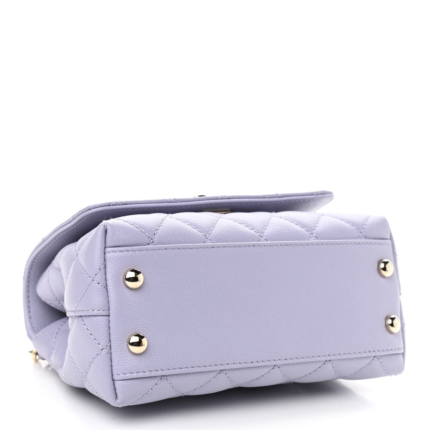 Caviar Quilted Extra Mini Coco Handle Flap Light Purple