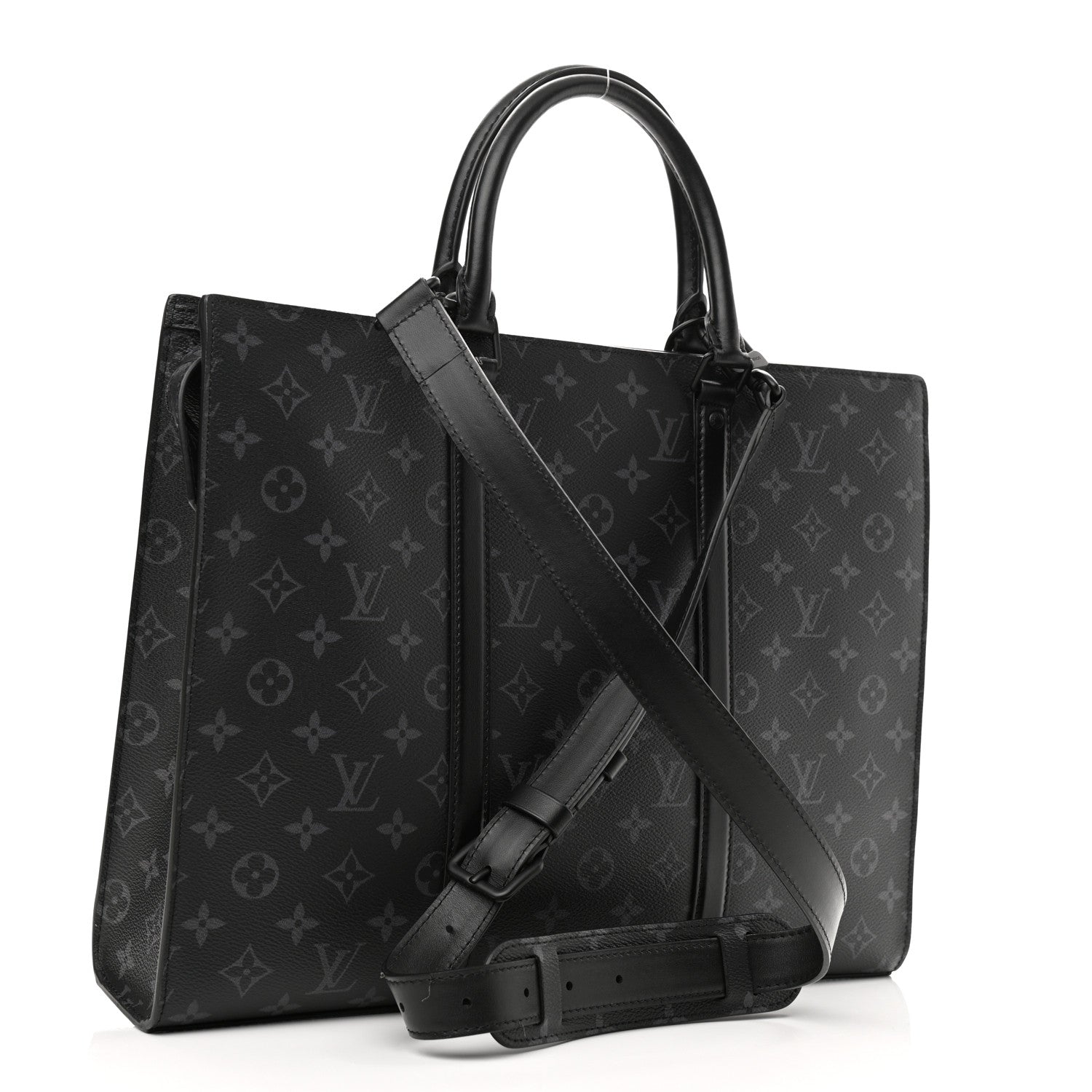 Louis Vuitton Monogram Eclipse Sac Plat Horizontal Zipper 3 of 12