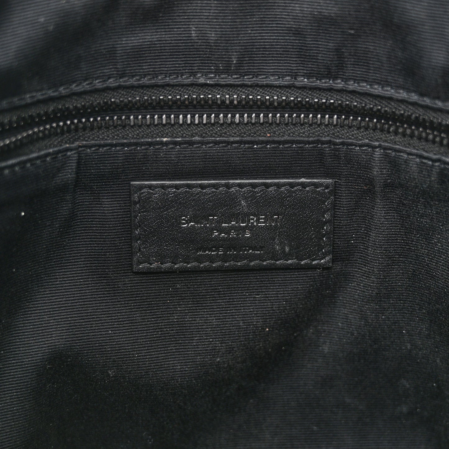 Crinkled Calfskin Matelasse Monogram Medium Niki Shopper Tote Black