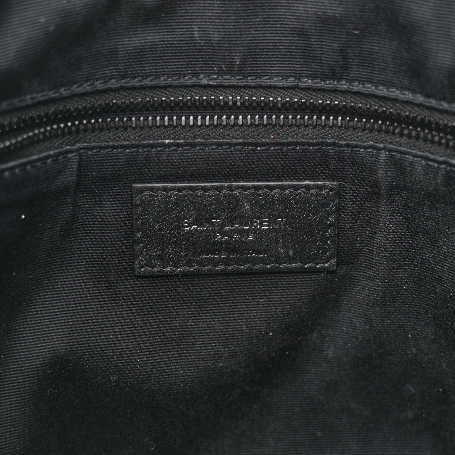 Saint Laurent Crinkled Calfskin Matelasse Monogram Medium Niki Shopper Tote Black 6 of 14