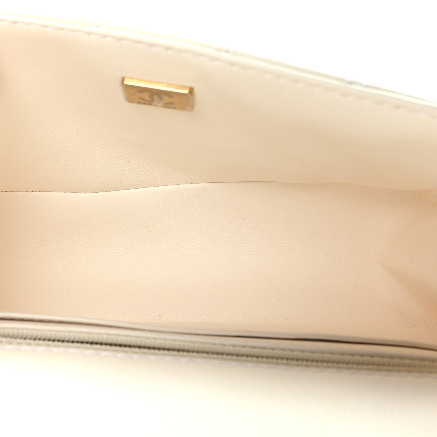 Aged Calfskin Quilted 2.55 Reissue Mini Flap White