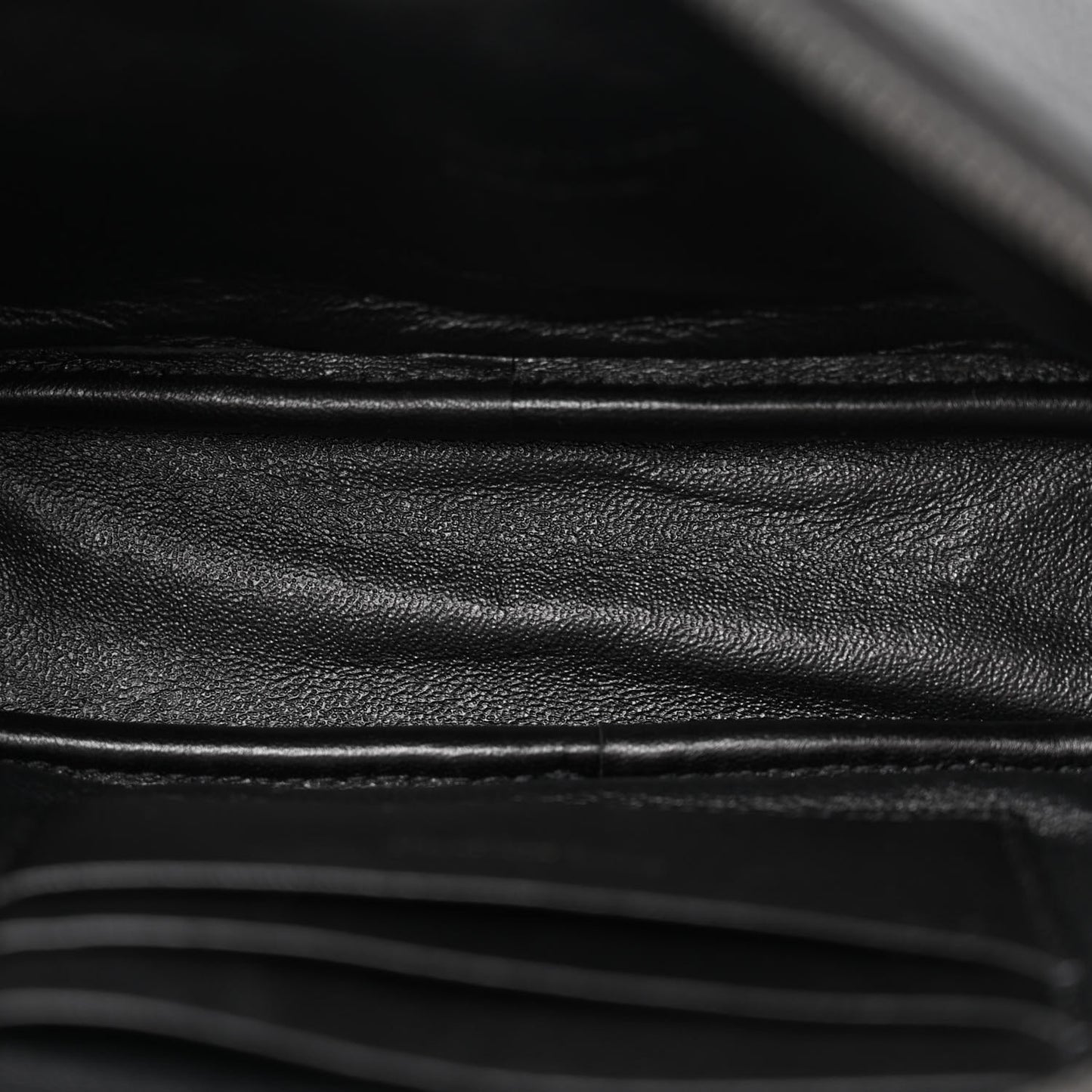 Grain De Poudre Matelasse Monochrome Monogram Mini Lou Camera Bag Black