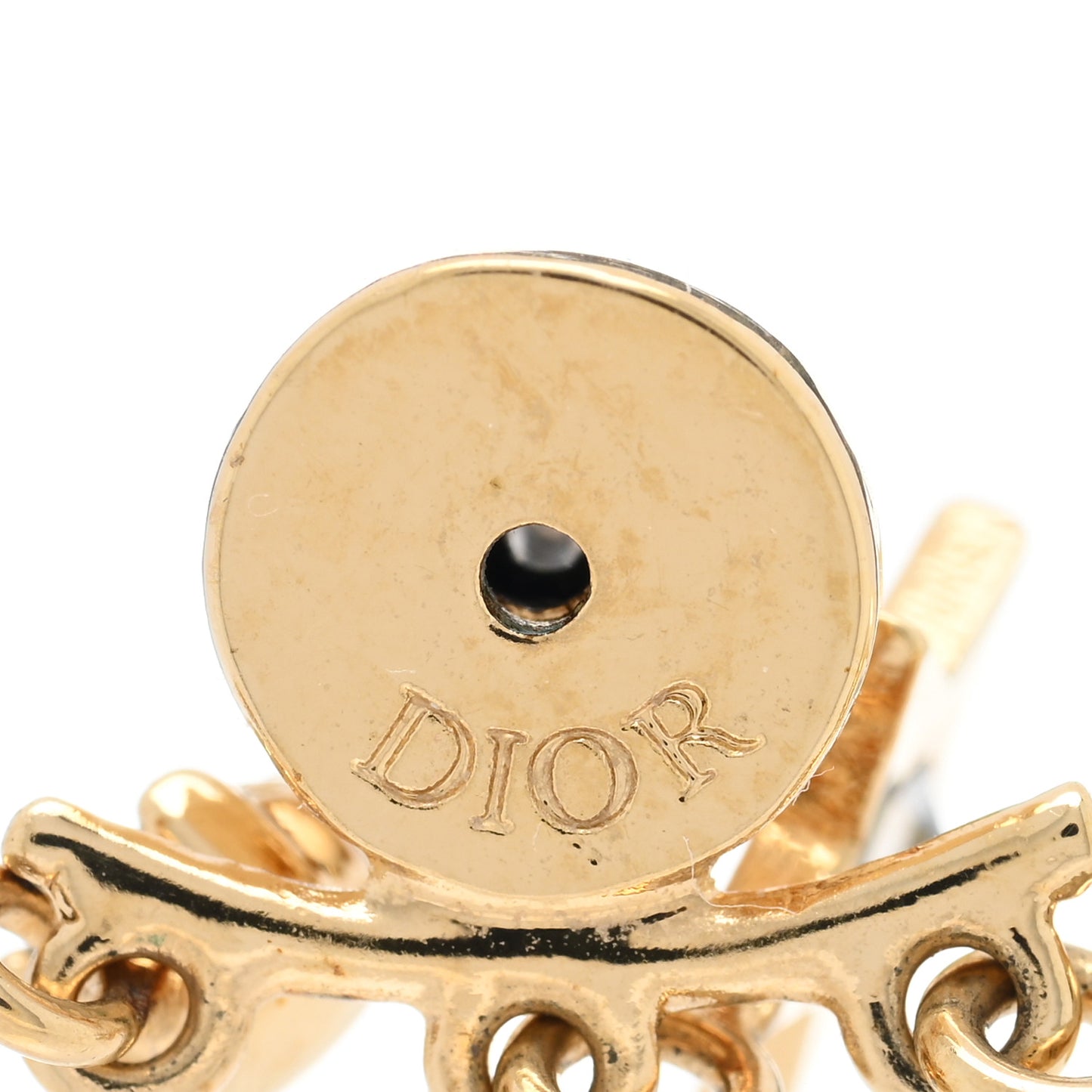 Pearl Crystal Dio(R)evolution Earring Aged Gold