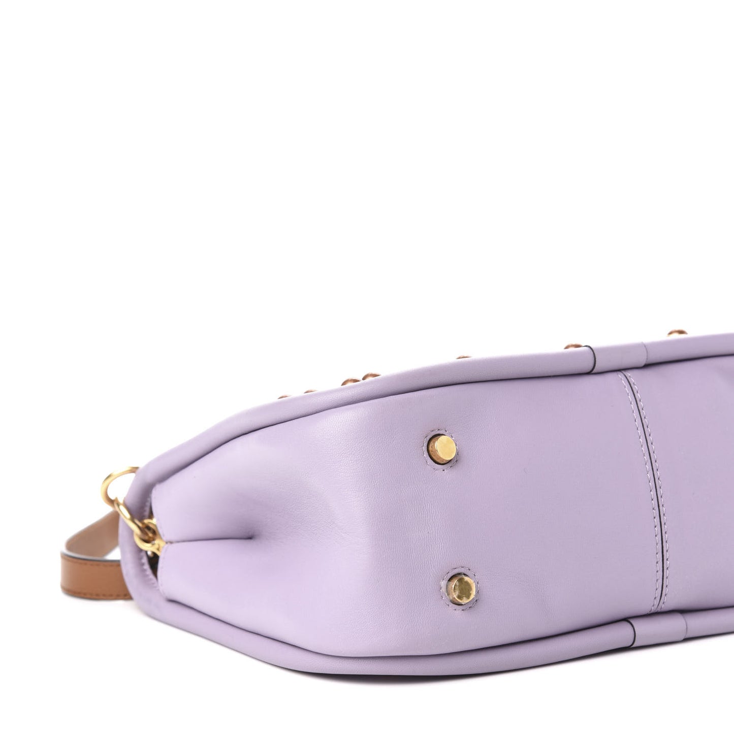 Nappa Studded Leighton Purple
