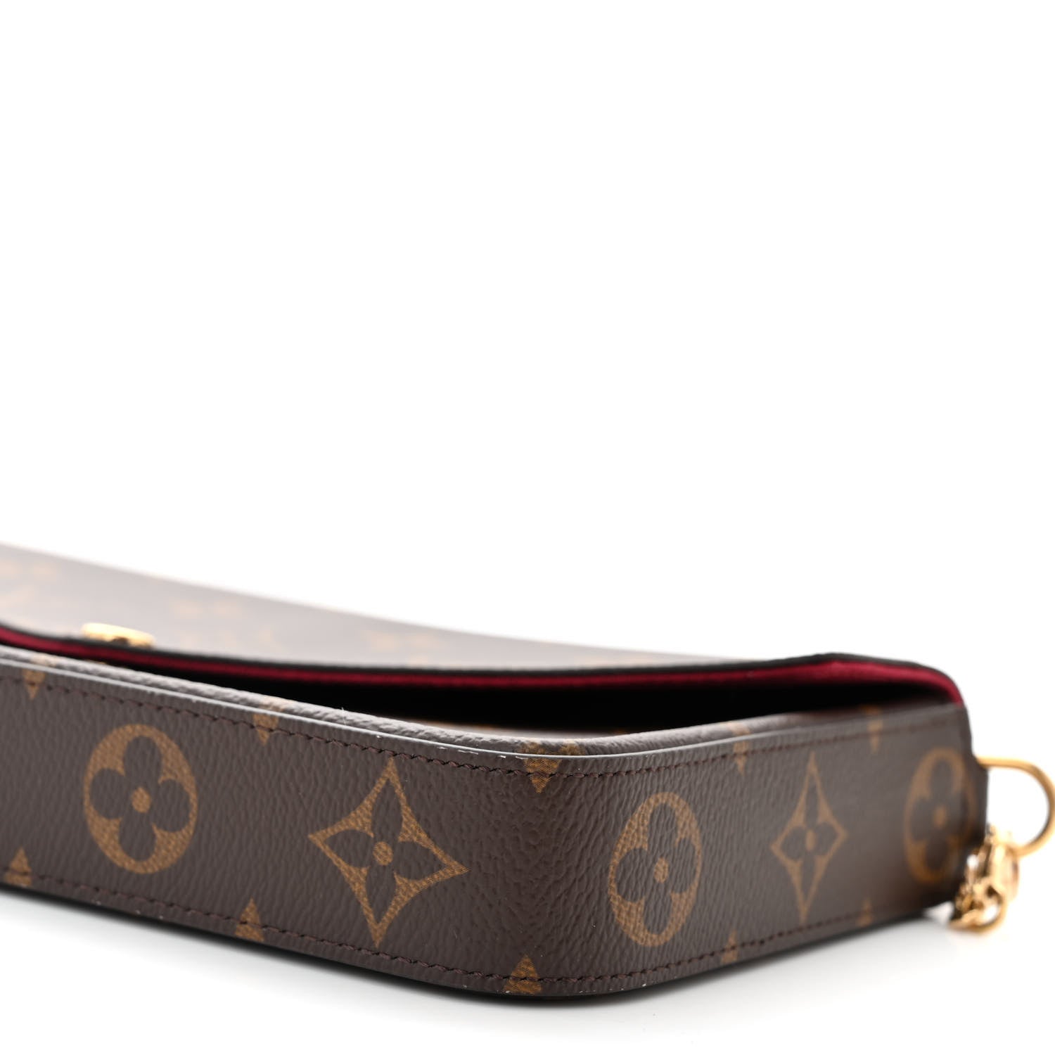 Louis Vuitton Monogram Pochette Felicie Chain Wallet Fuchsia 11 of 11