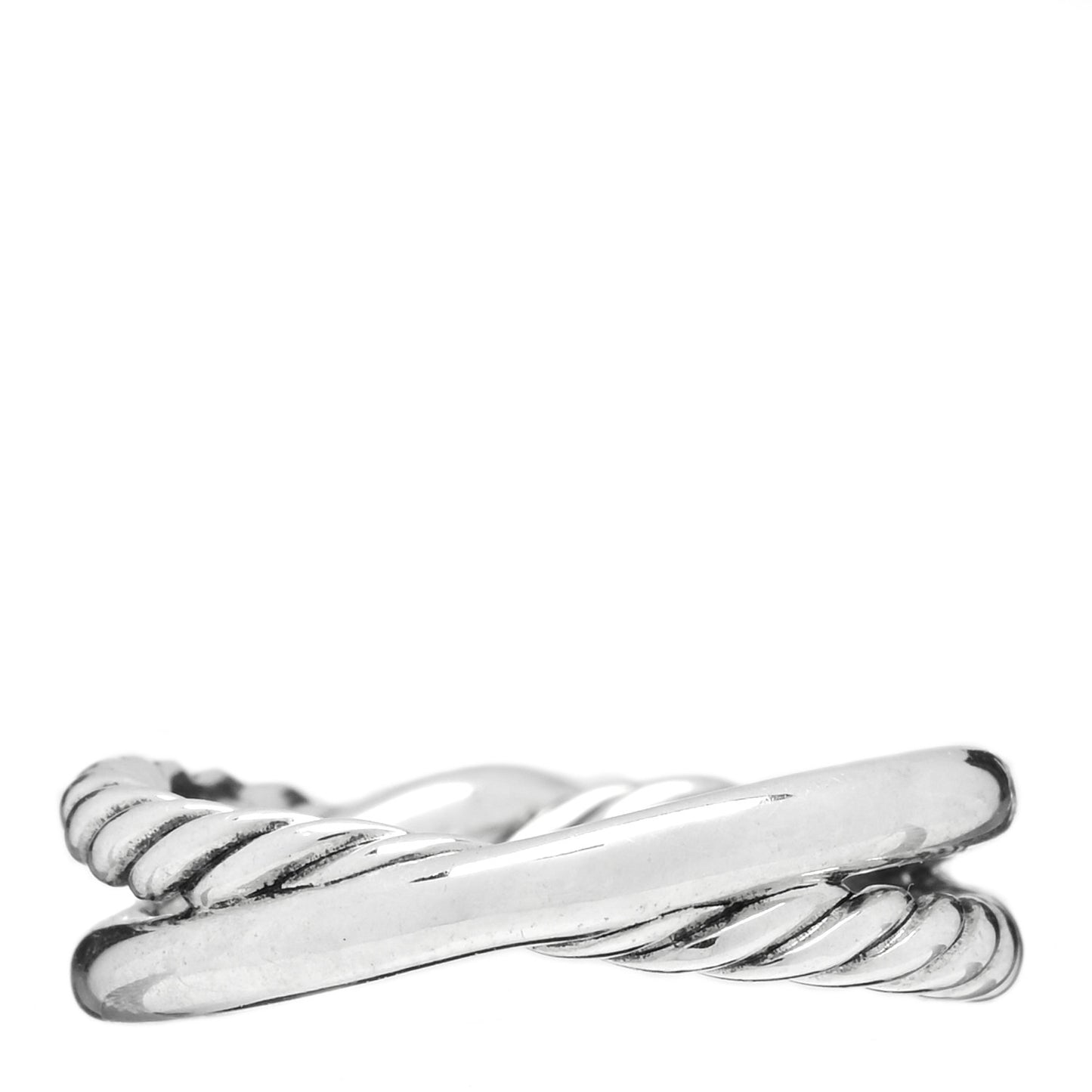 Sterling Silver Diamond Continuance Band Ring 50 5.5