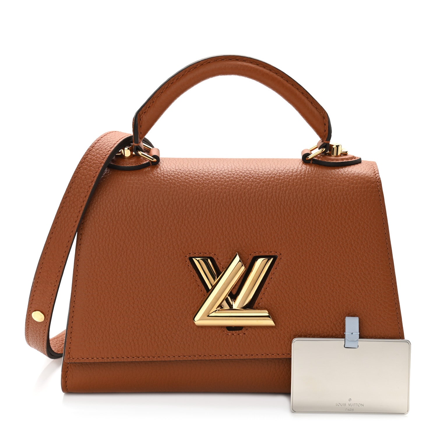 Louis Vuitton Taurillon Twist One Handle PM Caramel 1054086