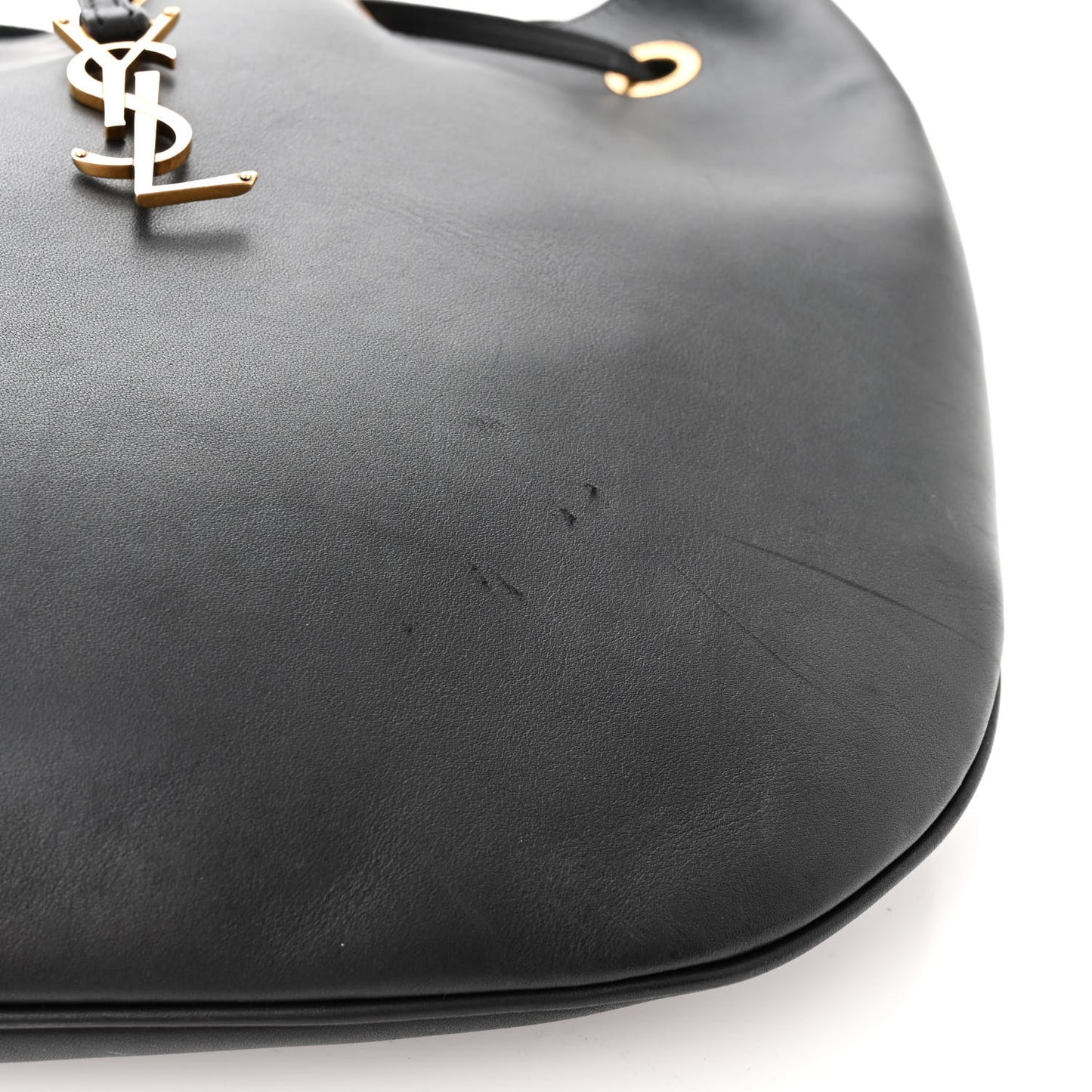 Smooth Calfskin Paris VII Large Flat Hobo Black