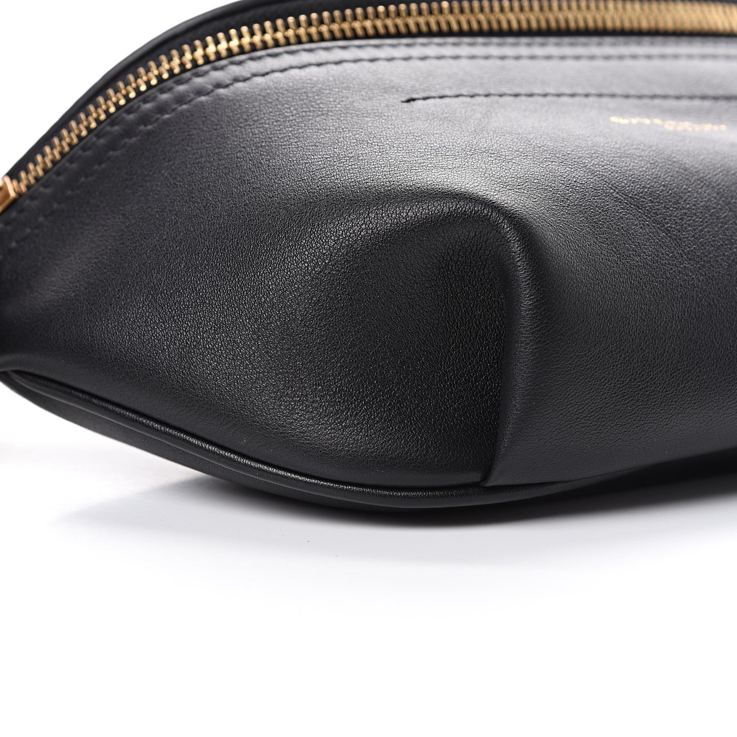 Calfskin Mini Whip Belt Bag Black