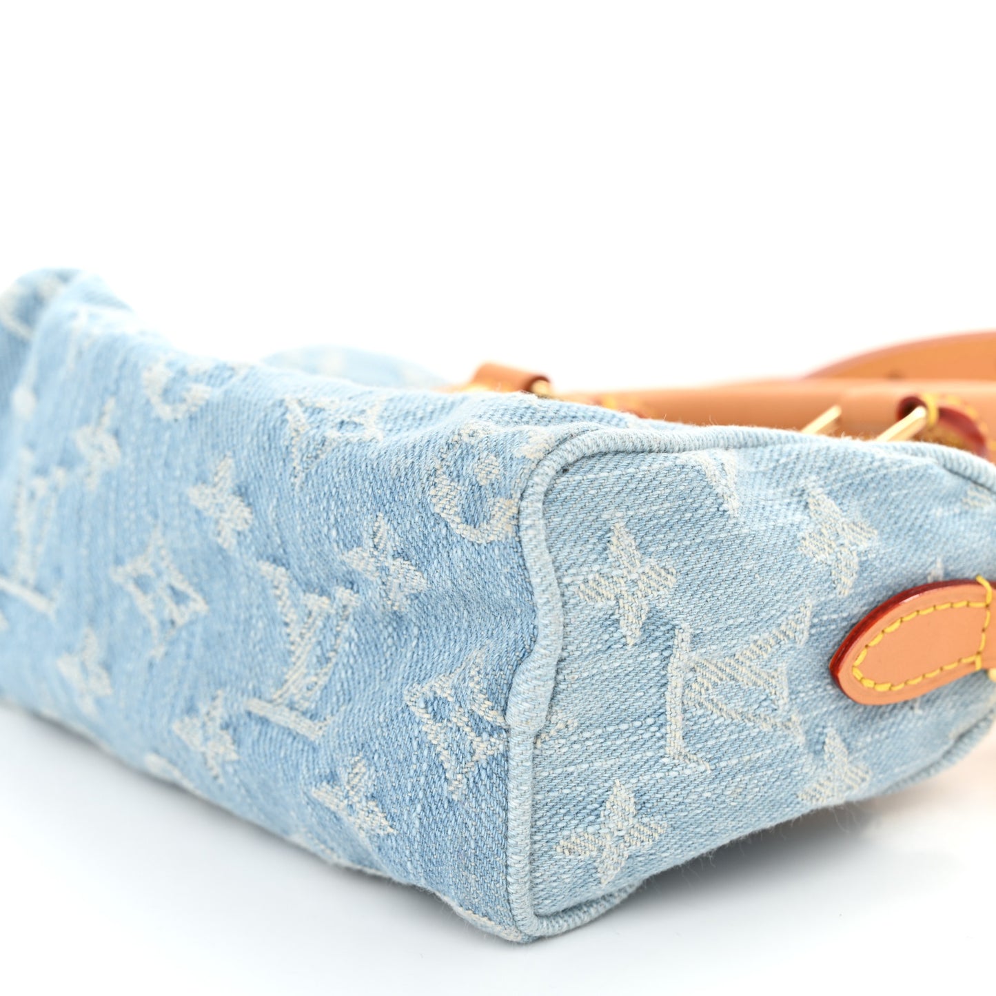 Monogram Denim Nano Speedy Sky Blue