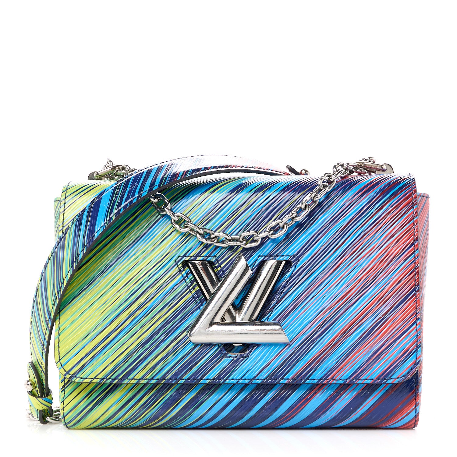 Louis Vuitton Epi Tropical Twist Shoulder Bag MM Vert Rouge 1 of 11