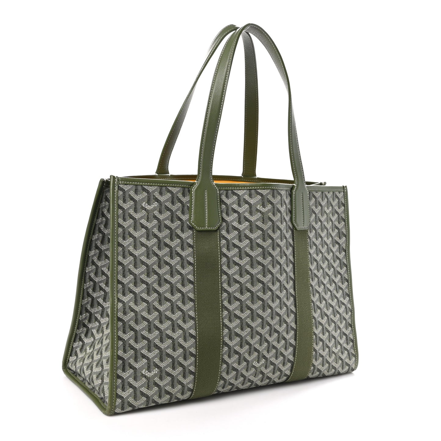 Goyardine Villette MM Tote Khaki