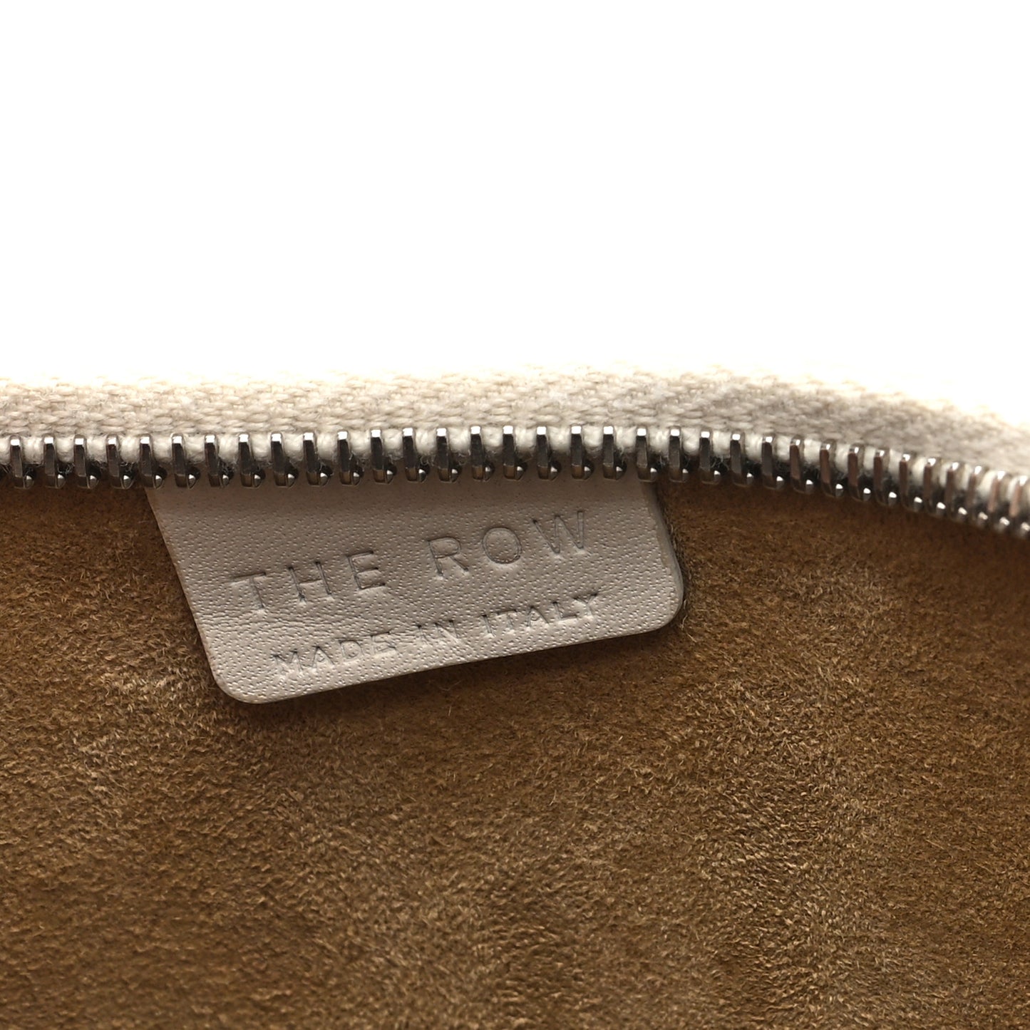 Smooth Calfskin Half Moon Shoulder Bag New Ivory