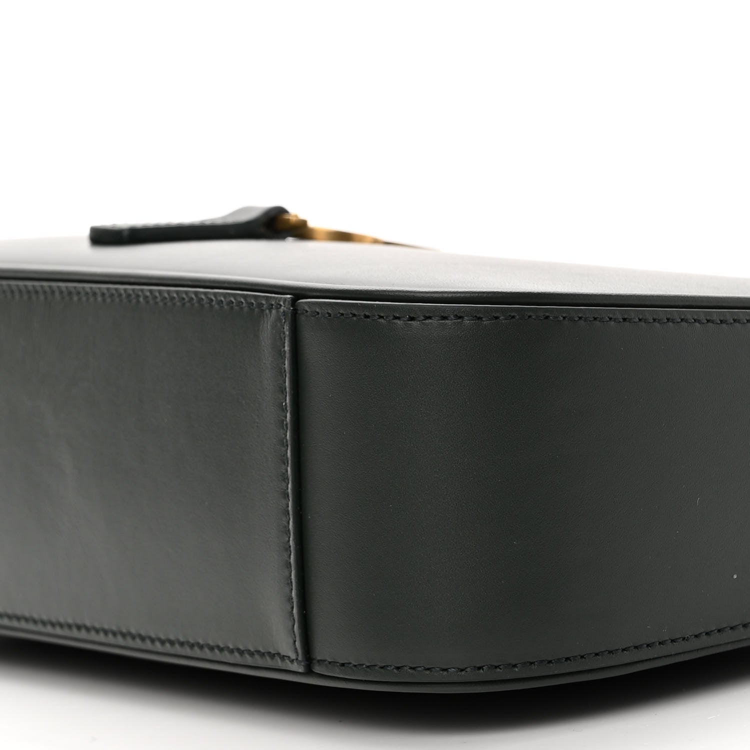 Saint Laurent Smooth Calfskin Le 5 A 7 Hobo Vert Fonce 10 of 10