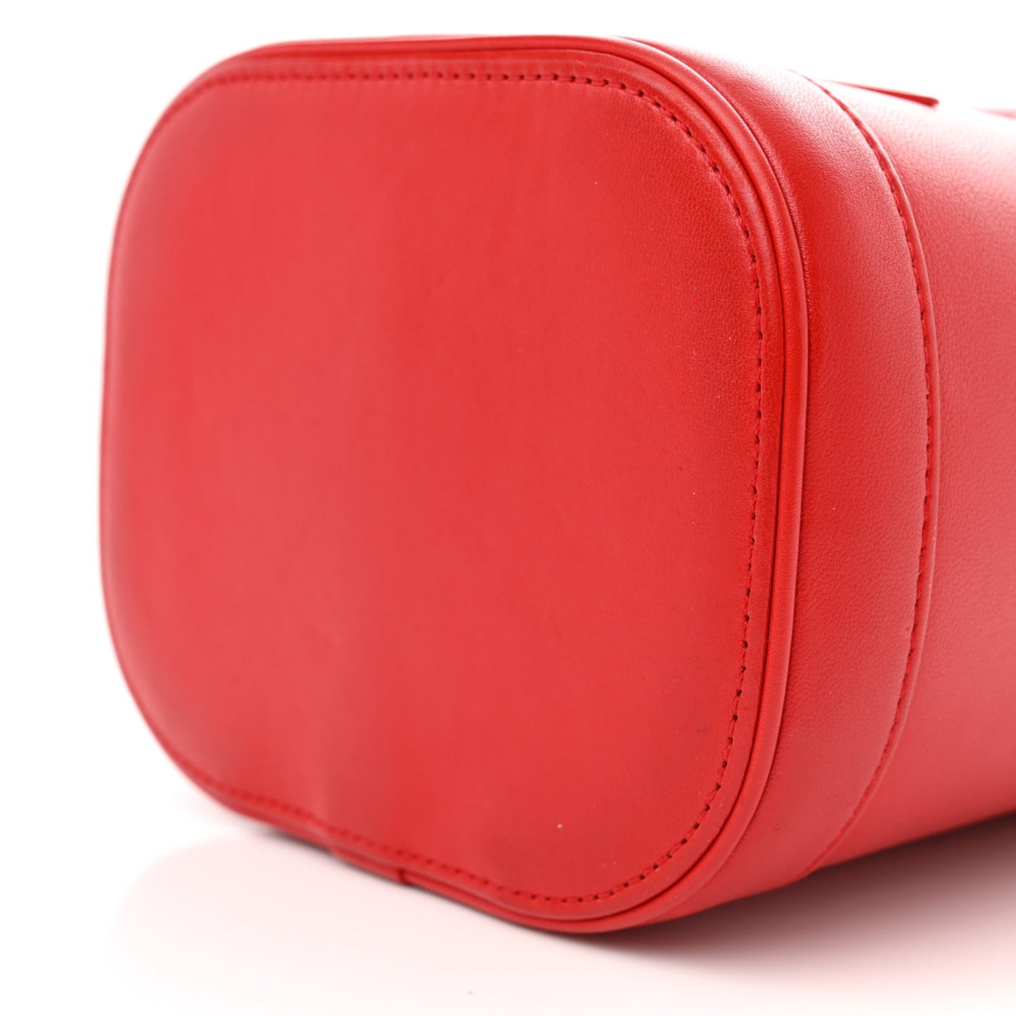 Lambskin Timeless Vanity Cosmetic Case Red