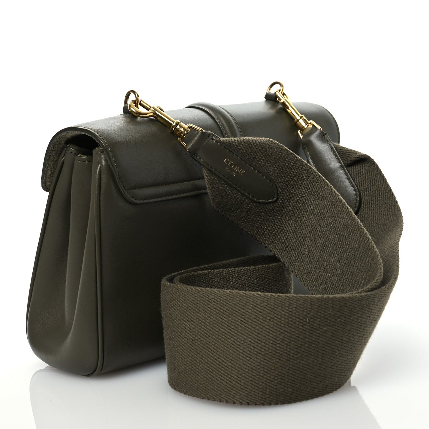 Smooth Calfskin Teen 16 Crossbody Bag Army Green