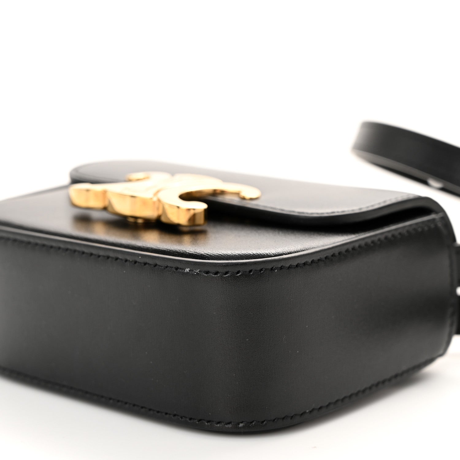 Celine Shiny Calfskin Mini Triomphe Black 9 of 9