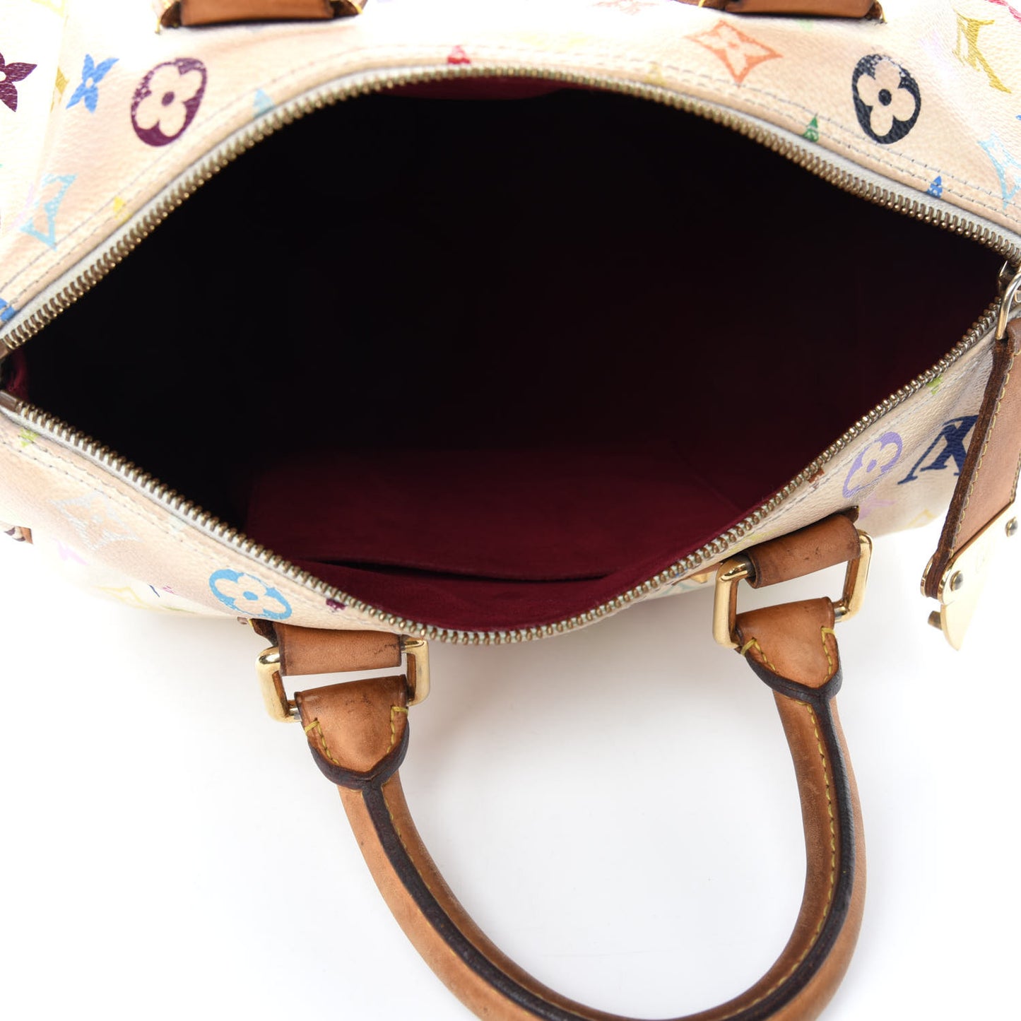 Monogram Multicolor Speedy 30 White