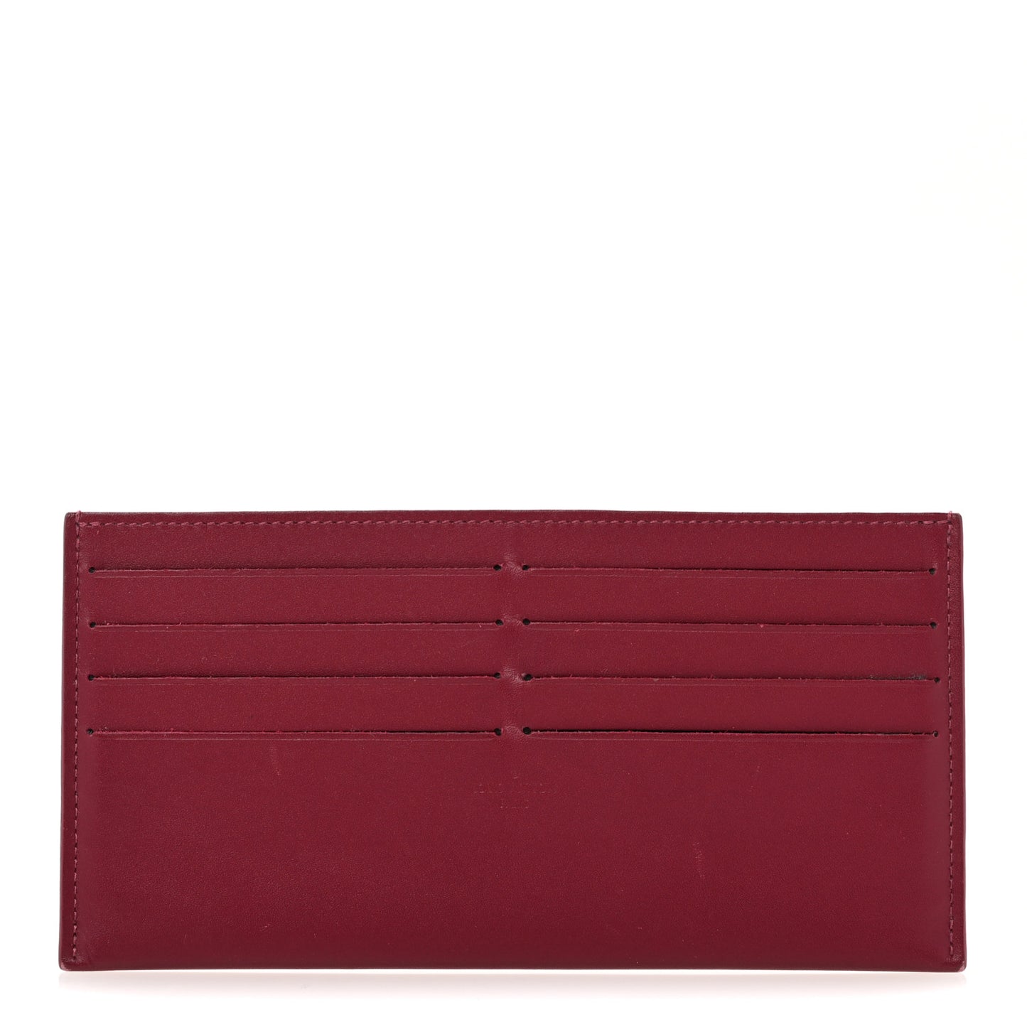 Calfskin Felicie Card Holder Insert Hot Pink