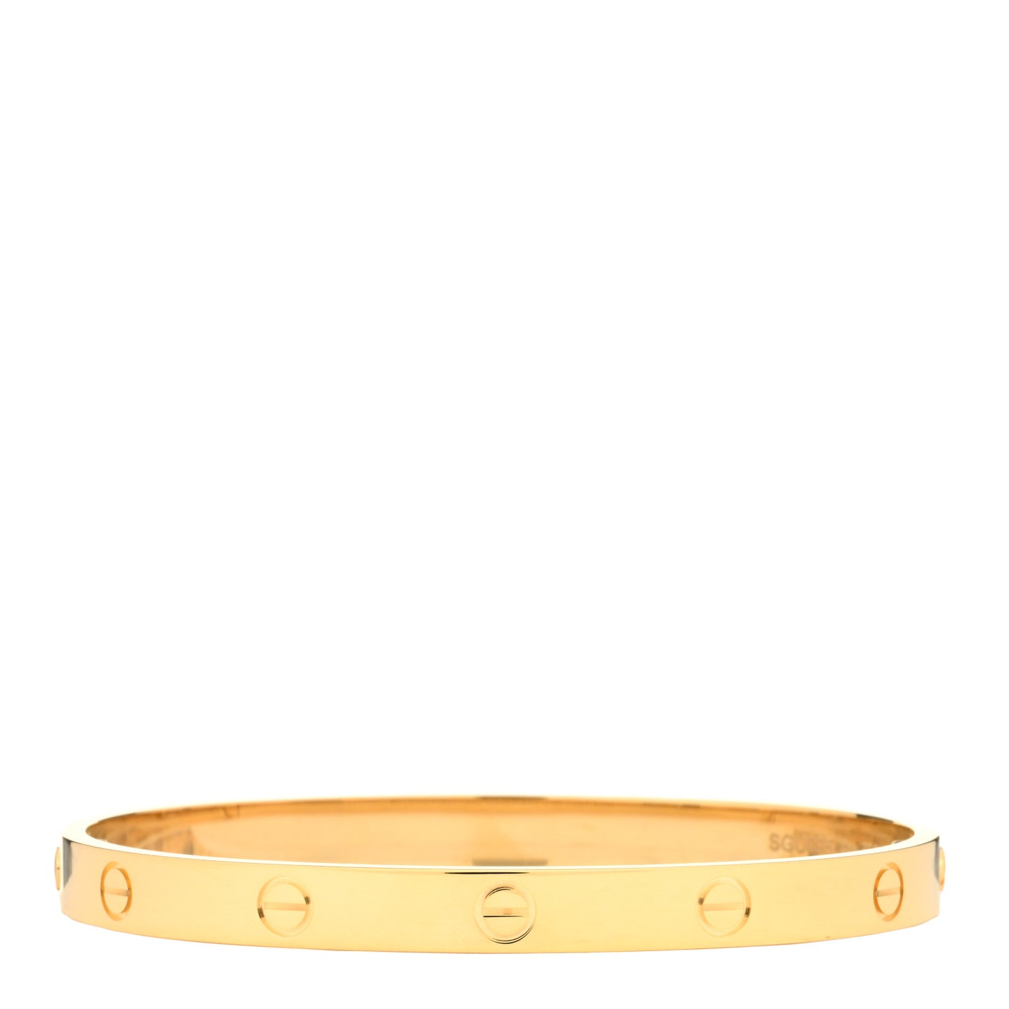 18K Yellow Gold LOVE Bracelet 19