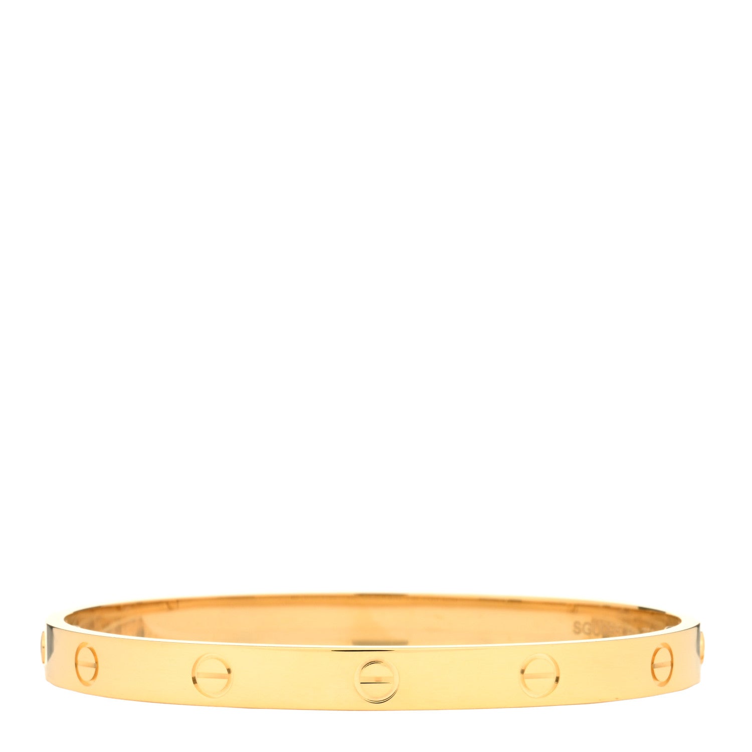 Cartier 18K Yellow Gold LOVE Bracelet 19 2 of 3