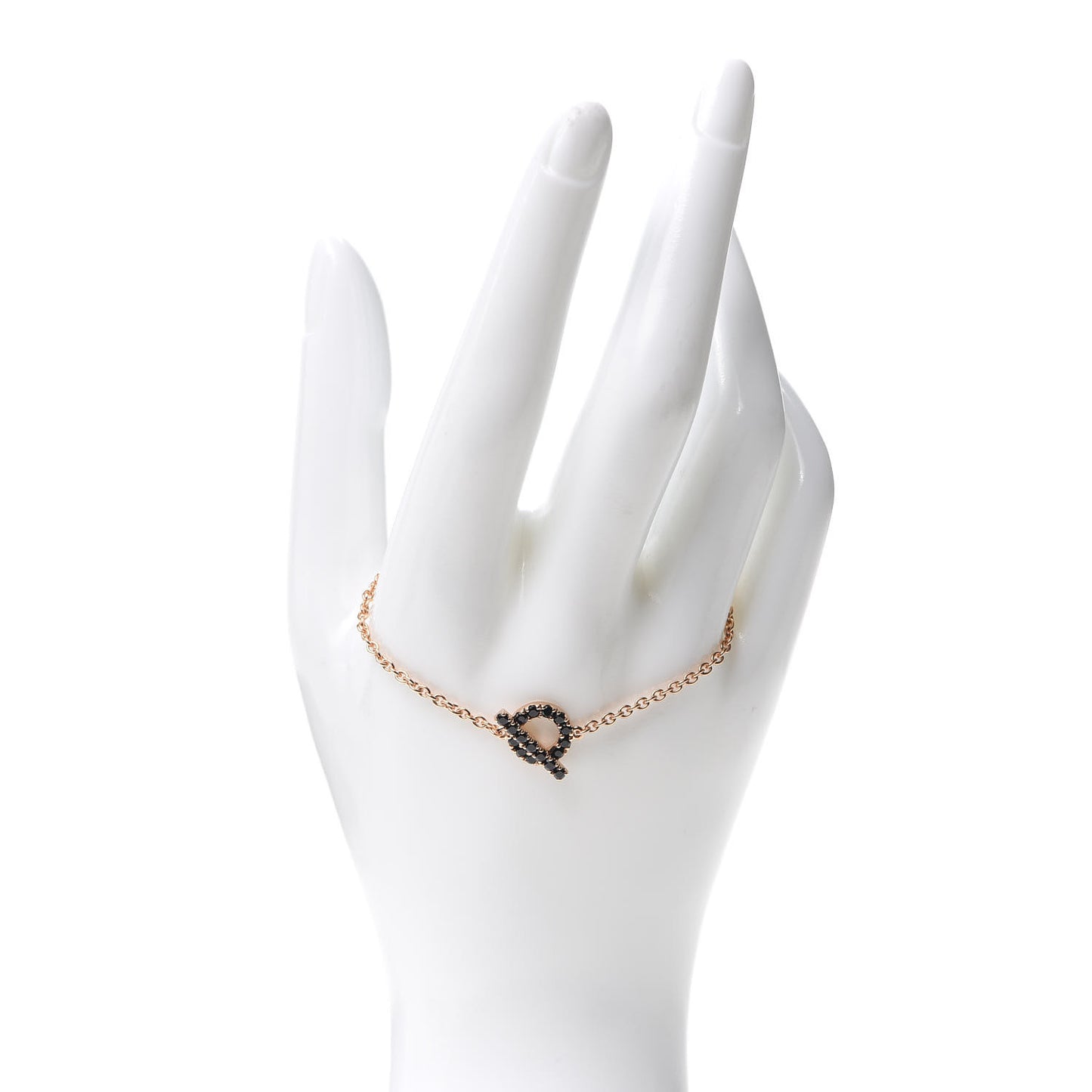 18K Rose Gold Black Spinel Finesse Bracelet SH