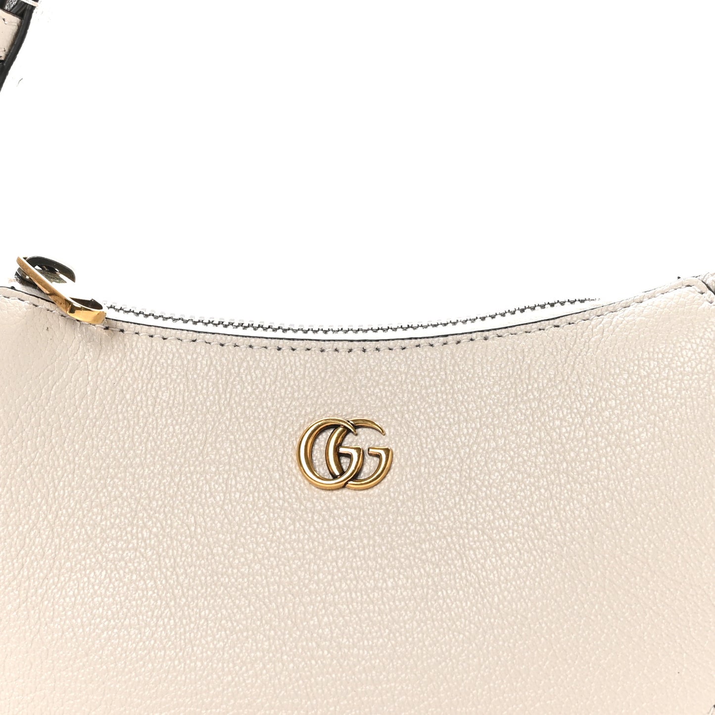 Goatskin Mini Aphrodite Shoulder Bag Mystic White