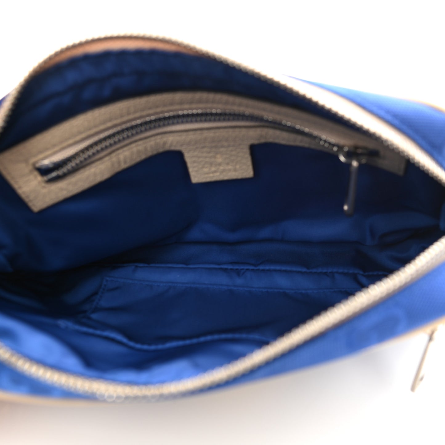 Econyl Nylon Monogram Off The Grid Belt Bag 95 38 Orient Blue New Plaster