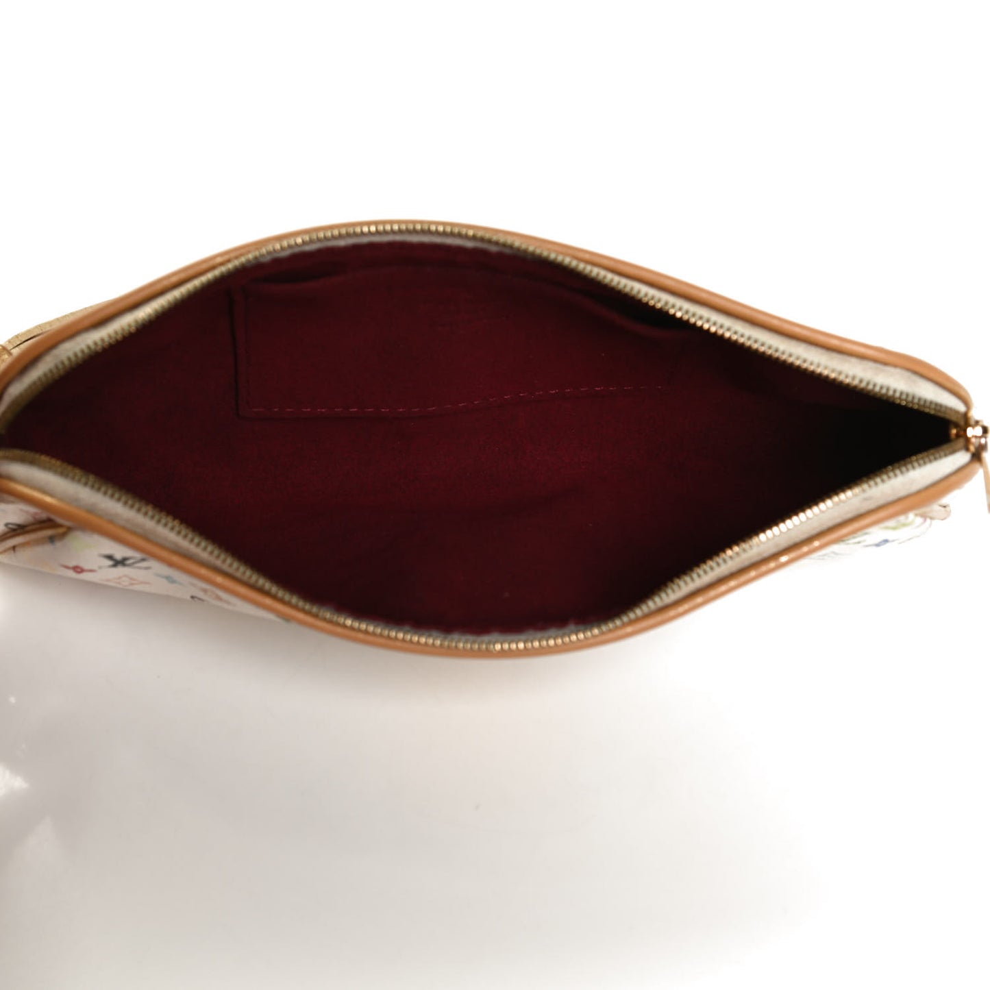 Monogram Multicolor Kate Clutch White