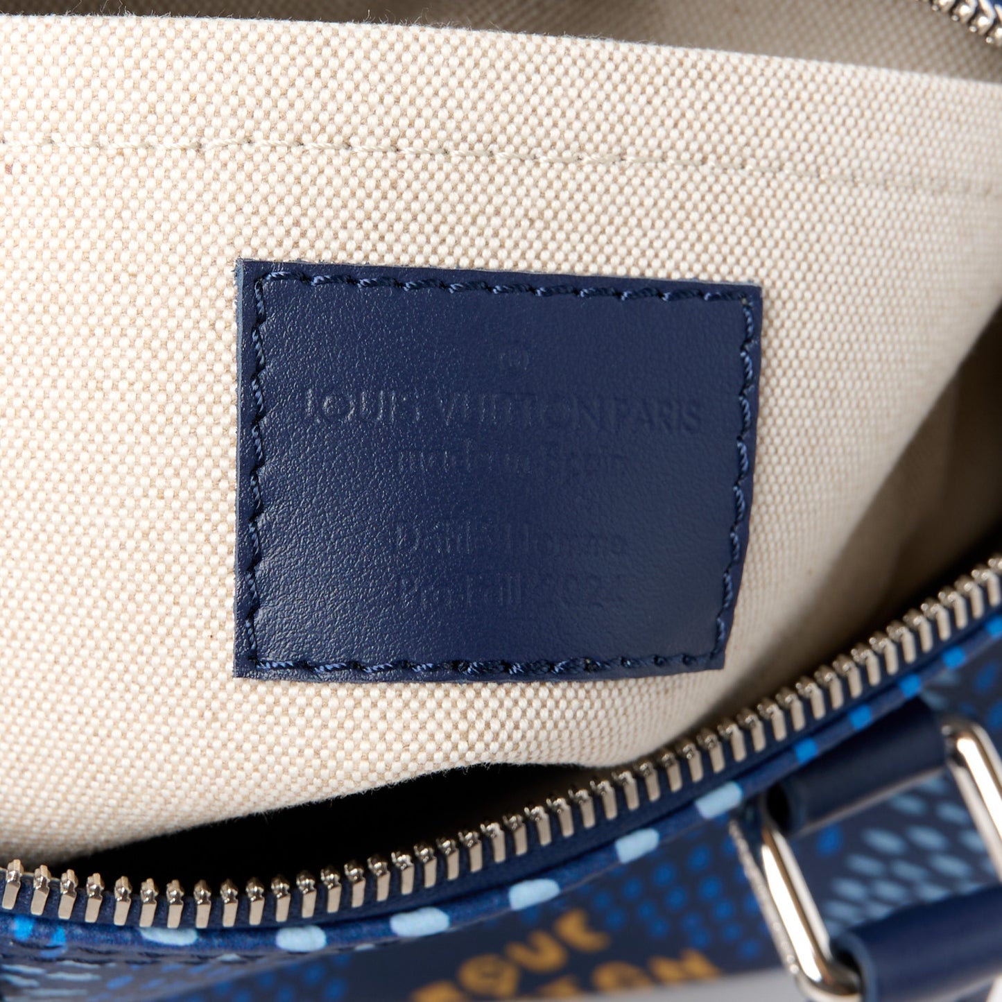 Damier Heritage Speedy Bandouliere 25 Blue