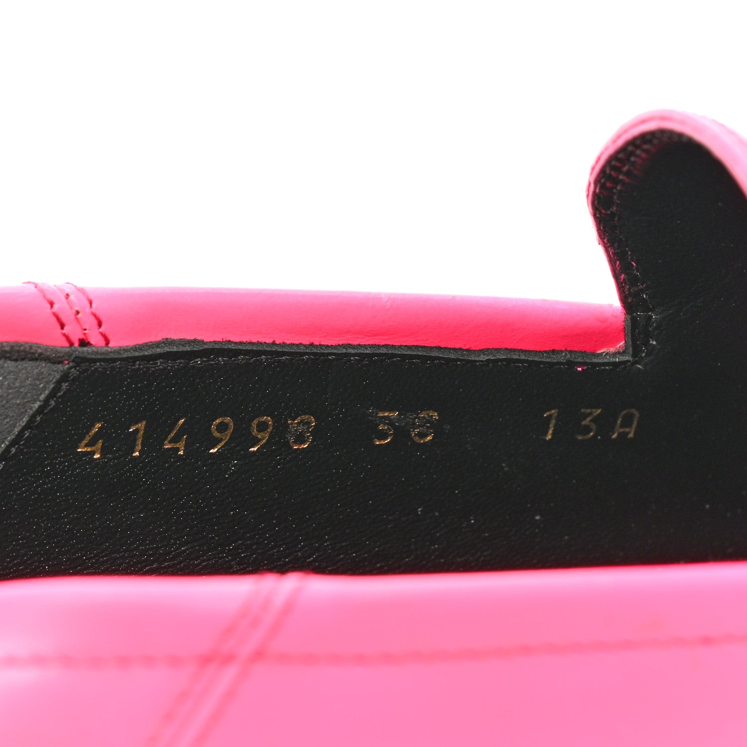 Gucci Apollo Fluo Calfskin Malaga Kid Womens Brixton Horsebit Loafers 38 Fuxia Fluo 8 of 9