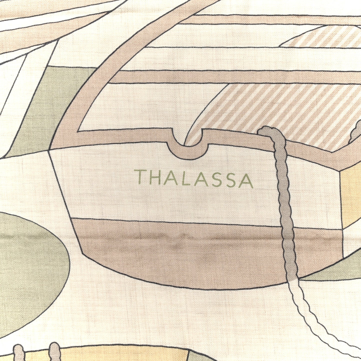 Cashmere Silk Thalassa Shawl 140 Beige Rose Mastic