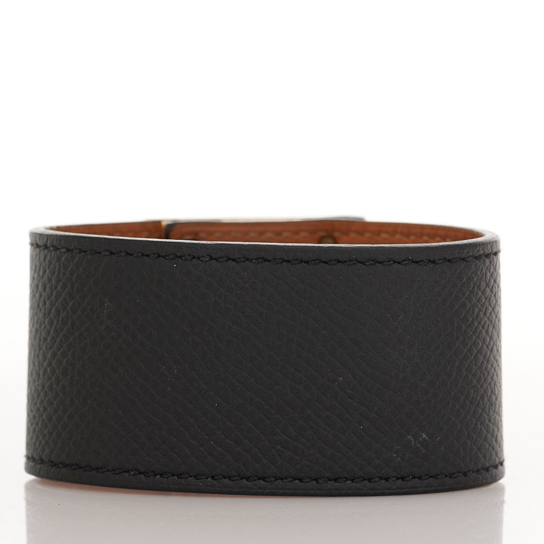 Epsom Kelly Dog Bracelet Black