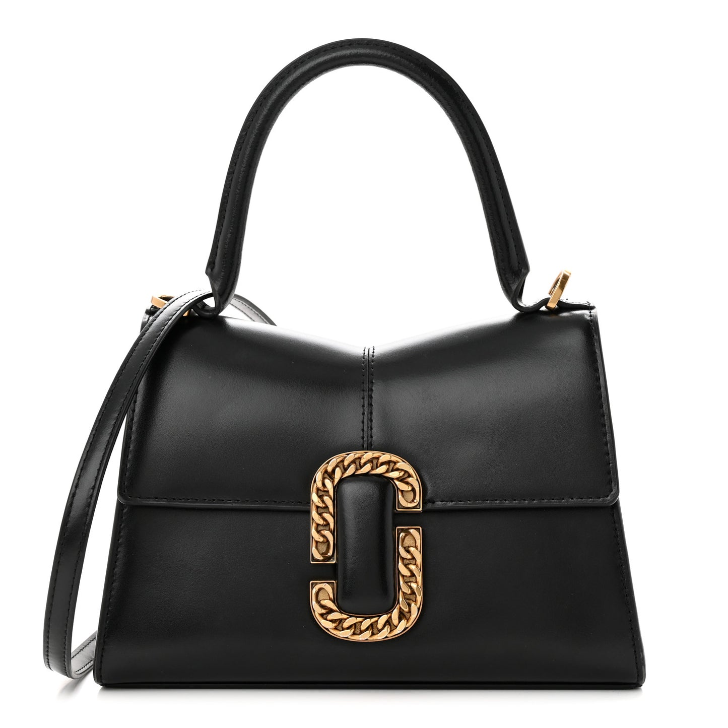 Calfskin St. Marc Shoulder Bag Black