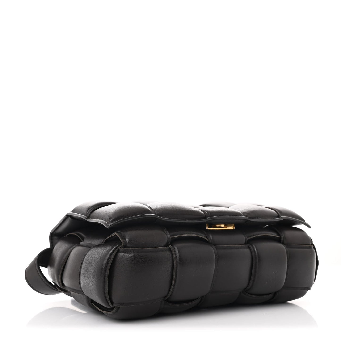 Nappa Maxi Intreccio Padded Cassette Crossbody Bag Fondant