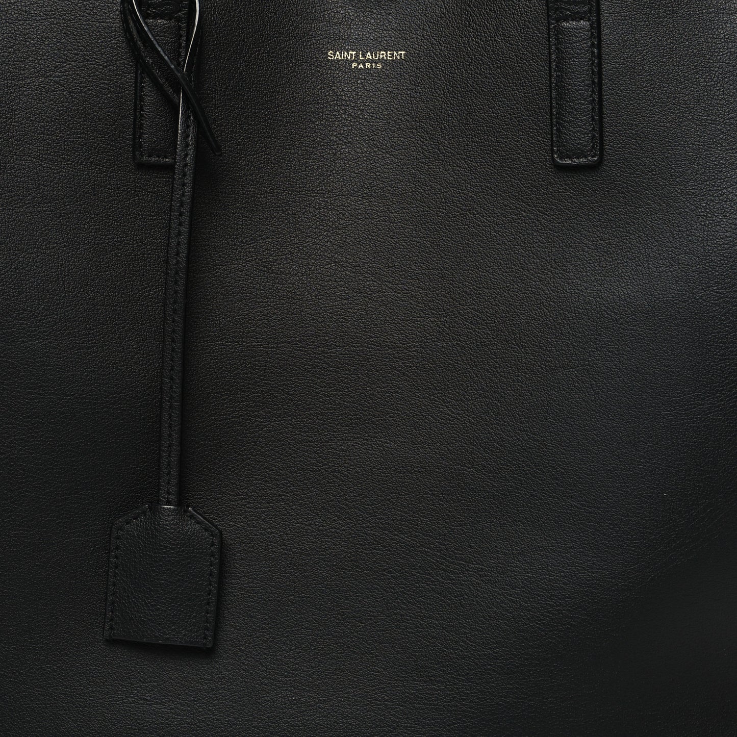 Calfskin Large Shopping Tote Black
