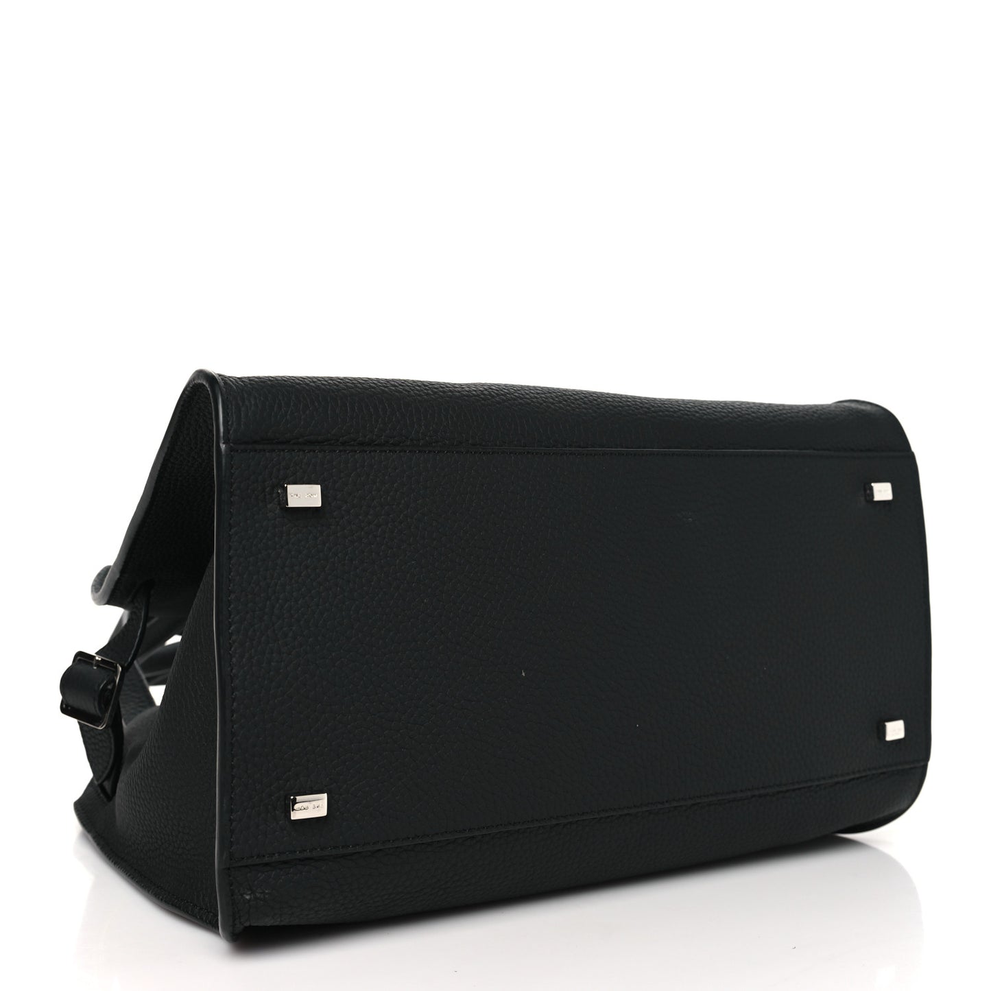 Matte Grained Calfskin Soft Margaux 12 Black