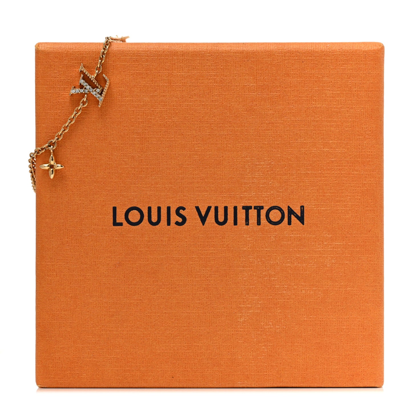 Metal Crystal LV Iconic Bracelet Gold