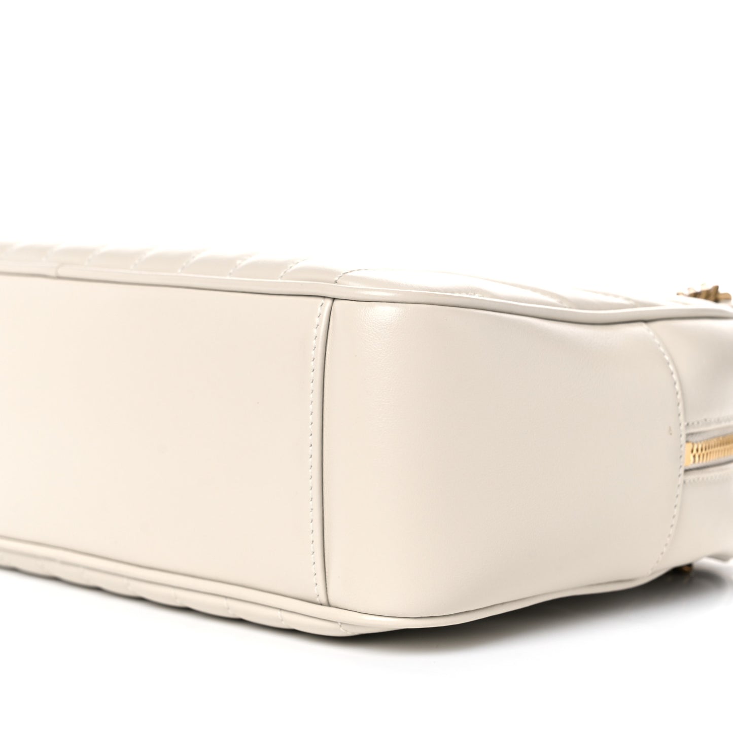 Calfskin Matelasse Joan Camera Bag Crema Soft